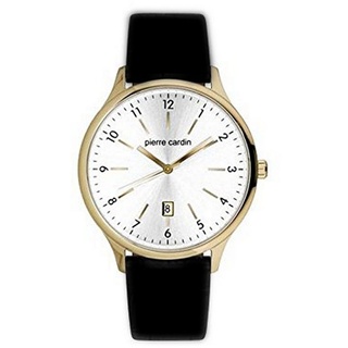 Pierre Cardin Herren Uhr Armbanduhr LES HALLES Leder PC902131F03