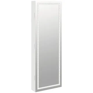 vidaXL Schmuckschrank mit LED-Beleuchtung