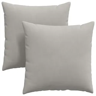 vidaXL Sofakissen 80 x 80 cm Hellgrau