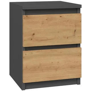 buynova Nachttisch M2 0 x 0 x 0 cm Grau/Braun