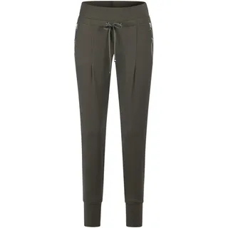 Raffaello Rossi Damen Schlupf Hose Otti Jersey, Farbe:Olive, Größe:46 - 46