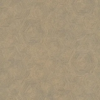 Bricoflor Ethno Tapete in Grau Gold Elegante Vliestapete Geometrisch Ideal für Wohnzimmer und Esszimmer Elegante Mustertapete