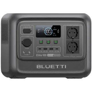 BLUETTI Elite 100 V2 Tragbare Power Station, 1024Wh Batterie Backup Solar Generator für Stromausfälle und Off-grid 0% MwSt für PV