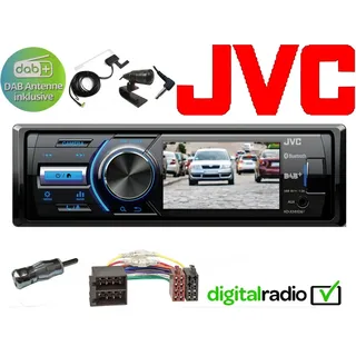 DSX JVC TFT Bluetooth DAB+ USB Radio Antenne inkl. passend für Opel Astra G 98 - 09