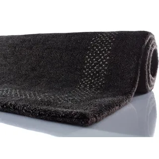 TEPGO Gabbeh-Teppich Chanab anthrazit 120 cm x 180 cm