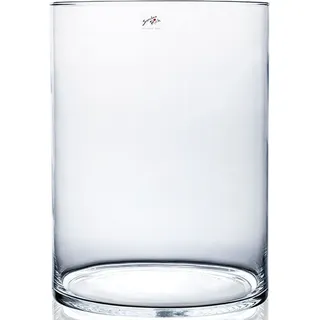 SANDRA RICH CYLI XXL cylindrical vase - klar - 30x30x40cm - Glas - Transparent