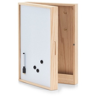 HTI-Living Schlüsselkasten Schlüsselkasten, Memoboard, Holz mit Whiteboard weiß