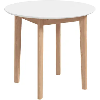 Homcom Ø 75 cm weiß