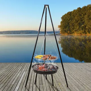 DEMA Dreibein Grill schwarz