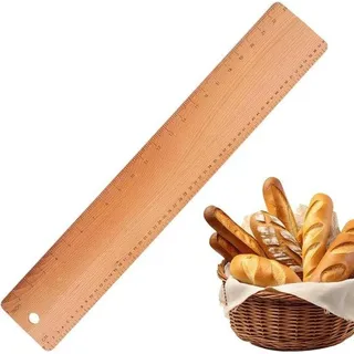 Famanu Brotschieber - Mit Maßangabe - 58 cm lang - Holzfarbe