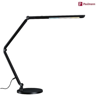 Paulmann LED Schreibtischleuchte FLEXBAR, voll verstellbar, 9.5W TunableWhite, mit Touch-Dimmer, Schwarz PAUL-78912