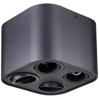 Trio Cookie 4 GU10 Metall Schwarz matt