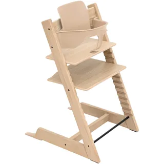 Stokke® Tripp Trapp® Bundle Treppenhochstuhl Eiche inkl. Babyset, natur