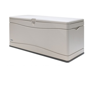 Lifetime Kunststoff Kissenbox XXL 495 L lichtgrau 152x61 cm Gartenbox Aufbewahrungsbox Gerätebox Aufbewahrung