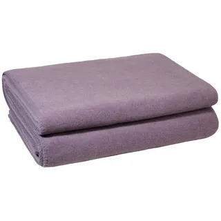Wohndecke Soft-Fleece Decke 160 x 200 cm lila, zoeppritz