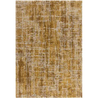 KADIMA DESIGN TIBER-Rom Veloursteppich 160 x 230 cm Senfgelb