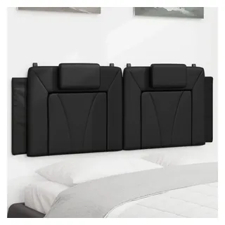 vidaXL Kopfteil-Kissen Viana 140 x 3 x 49 cm Schwarz