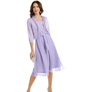 A-Linien-Kleid LADY "Kleid" Gr. 52, Normalgrößen, lila (flieder) Damen Kleider Knielange