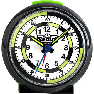 Scout Kinder Wecker 166000021 LearnTheTime schwarz grün