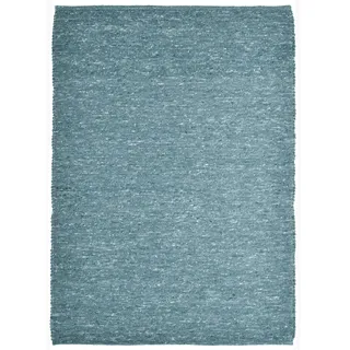 Teppich HEINE HOME Gr. 4, blau (petrol), B:120cm H:12mm L:180cm, Schurwolle, Wolle, Teppiche, Teppich