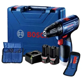 Bosch GSR 120-LI inkl. 2 x 2,0 Ah + Zubehör 23Szt.