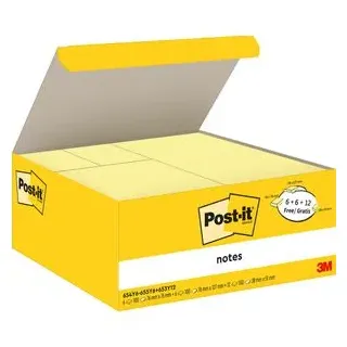 Post-it Notes Haftnotizblock-Set »Notes« verschiedene Größen, 6+6+12 Stück orange