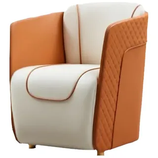 JVmoebel Sessel Luxus Design Couch Sofa Relax Leder Lounge Club Polster Sitzer (Sessel), Made in Europa weiß