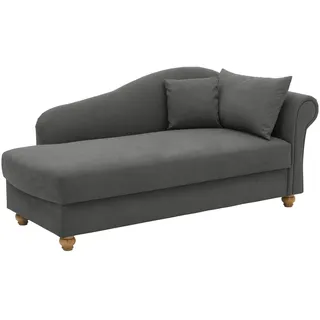 Max Winzer Evelyn Recamiere Armlehne rechts Flachgewebe grau