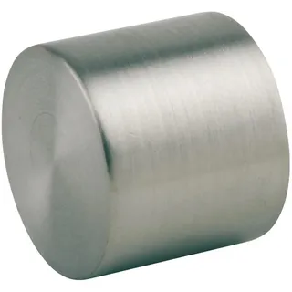MYDECO Gardinenstange-Endstück Cap Edelstahl-Optik Ø 2 cm