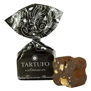 Antica-Torroneria-Piemontese Pralinen Tartufi, 70 Stück, Dolci Extra Dark, einzeln verpackt, 1 kg