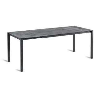 BEST Freizeitmöbel Palazzo Gartentisch 120-200 x 80 x 75 cm Anthrazit