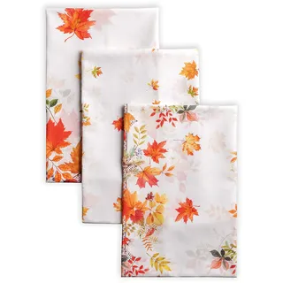 Maison d'Hermine Küchenhandtuch 100% Baumwolle (50 cm x 70 cm, Set von 3) | Küchenhandtücher Tischgeschirrtücher zum Muttertagsgeschenke Reinigen Thanksgiving und Weihnachten - Amarante