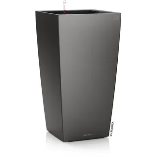 LECHUZA Cubico 50 Komplettset 50 x 50 x 95 cm anthrazit metallic