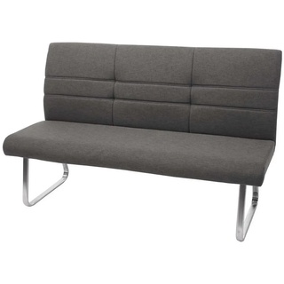 MCW Polsterbank »MCW-G55«, 3-Sitzplätze, mit Polster, hohe Rückenlehne, 120 kg belastbar braun|grau 160 cm x 99 cm x 68 cm