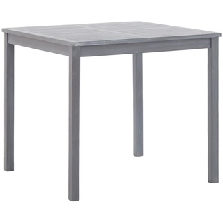 Gartenmöbel Tisch |Balkontisch |Gartentisch Grau 80x80x74 cm Akazie Massivholz