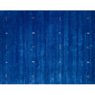 Wawa Teppich Wollteppich G064T6, Höhe: 16 mm blau 140 cm x 200 cm x 16 mm