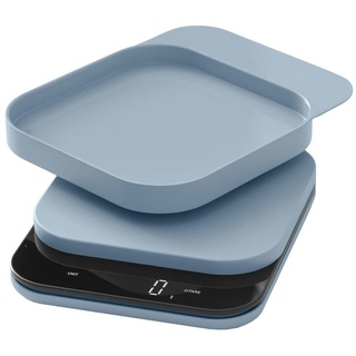 Rosti Küchenwaage digital bis 10kg mit Schüssel 300ml MENSURA dusty blue