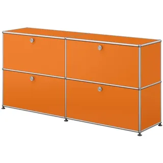 USM Haller Sideboard mit 4 Klapptüren Reinorange