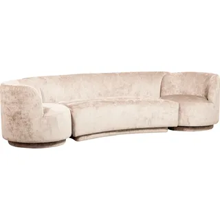 Woood Sessel Combi-Popular Chenille 370 x 0 x 0 cm Beige drehbar