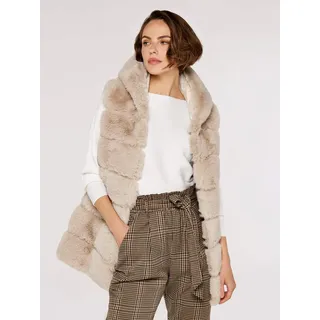 Apricot Fellimitatweste APRICOT Beige L