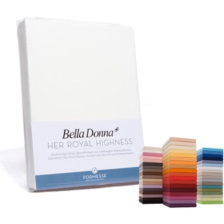Formesse Spannbettlaken Bella Donna Jersey, Größe 90x190-100x220, Farbe 0119 leinen