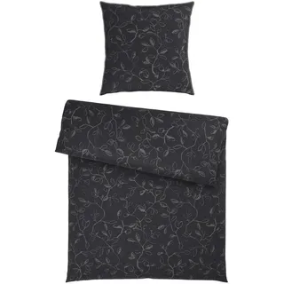 Bio:Vio Bettwäsche, Anthrazit, Textil, 155x220 cm, pflegeleicht, hautfreundlich, schadstoffgeprüft, Schlaftextilien, Bettwäsche, Bettwäsche, Übergrößen-Bettwäsche