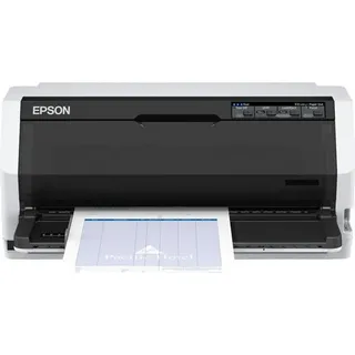 Epson LQ-690II, 487 Zeichen pro Sekunde, 4800 x 1200 DPI, 366 Zeichen pro Sekunde, 121 Zeichen pro Sekunde, 7 Kopien, CODABAR (NW-7), Code 39, Code... - Schwarz/Weiß