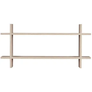 Levandeo® Wandregal, Regal BxH 98x48cm Holz Steckregal Sonoma Eiche Wandregal Bücherregal
