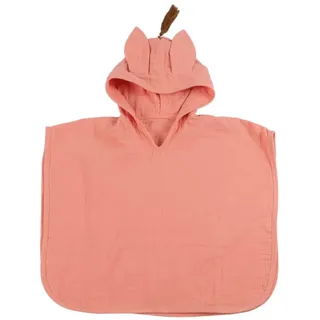 Puckdaddy Badeponcho Sanna Musselin - Koralle, Baby Badetuch