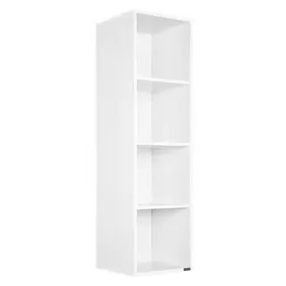 CASARIA Bücherregal 106 x 30 x 30 cm Weiß
