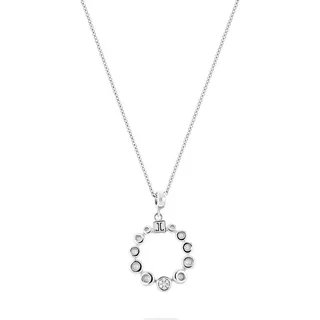 JETTE Silberkette JETTE Damen-Kette 925er Silber 7 Zirkonia, GRAVITY silberfarben