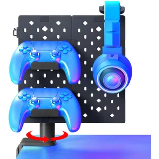 OutBlade Headset Halterung - Kopfhörer Ständer – Controller Halter - Gaming Zubehör – Kopfhörer Halter – Schreibtisch Zubehör - Kopfhörerständer – Kopfhörerhalter