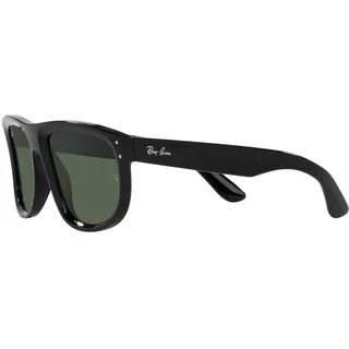 Ray-Ban Unisex Rbr0501s Boyfriend Reverse Sonnenbrille, Schwarz/Dunkelgrün - 56 mm