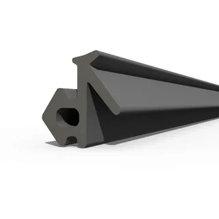 Seiletech.de Fensterdichtung – S-834X – 100 m – VEKA PVC Fenster Gummidichtug – Schwarz – Zugluftstopper Profildichtung – Gummidichtug Dichtband Kunststofffensterdichtungen